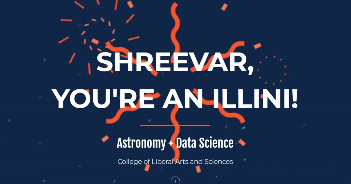 From the Terrace in Ahmedabad to UIUC in Illinois