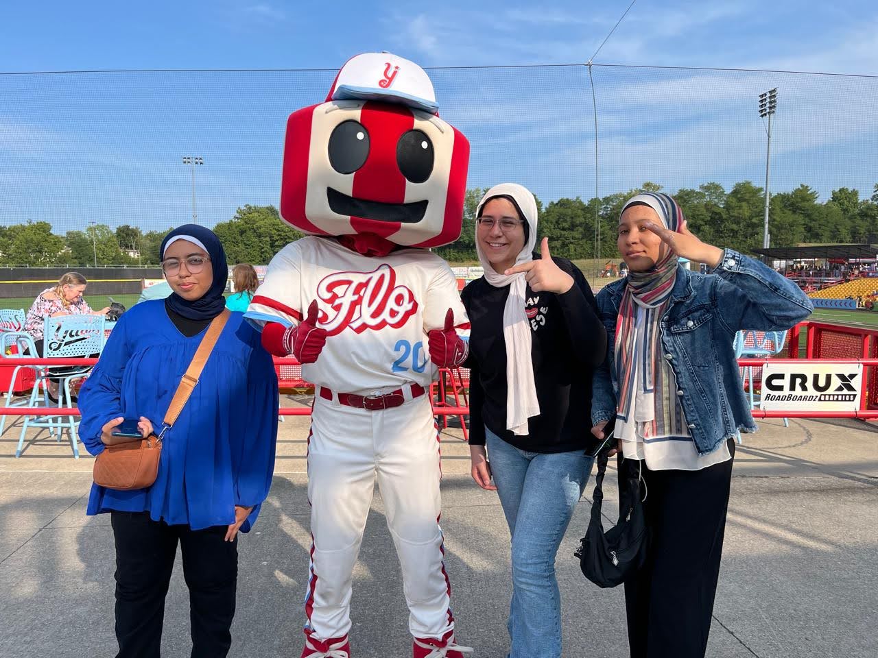 Le match de baseball dans l'Ohio