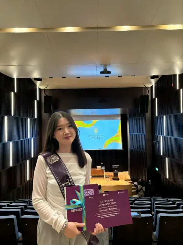 Cerimônia de premiação na Universidade Nazarbayev