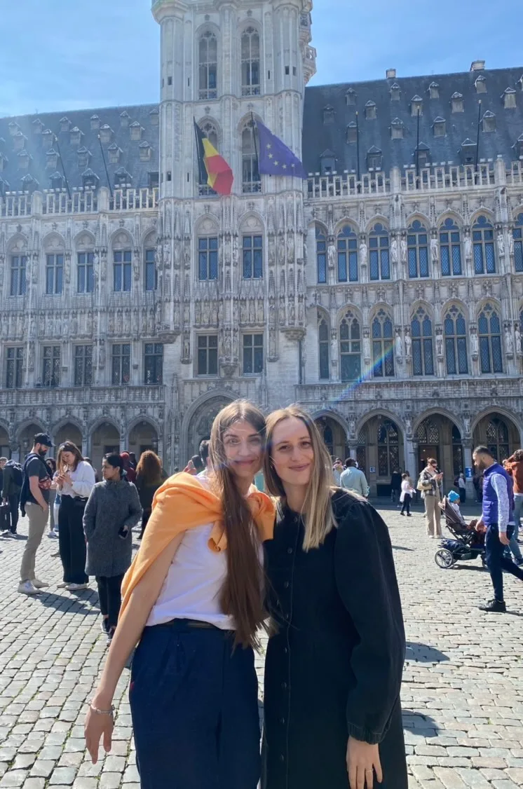 بروكسل الجميلة مع صديقتي🇧🇪